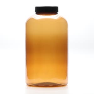 (박스 12개) BF-4500 AA 갈색 페트병 4.5L 밀폐 양념통 광구 플라스틱 용기