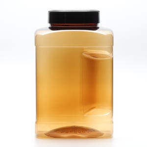 (박스 30개) BF-2500 BB 갈색 사각 페트병 2.5L 밀폐 양념통 광구 용기