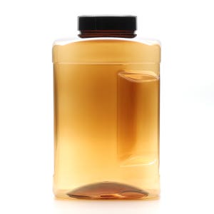 (박스 18개) BF-4500 BB 갈색 사각 페트병 4.5L 밀폐 양념통 광구 용기