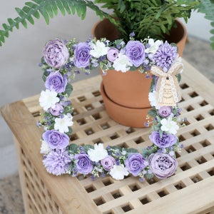 연보라장미와데이지 납골당리스 납골당꾸미기 추모꽃장식 봉안당리스