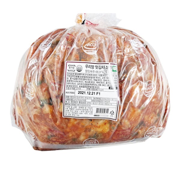 종가집 맛김치 소백 5kg 종갓집 썰은김치 자른김치