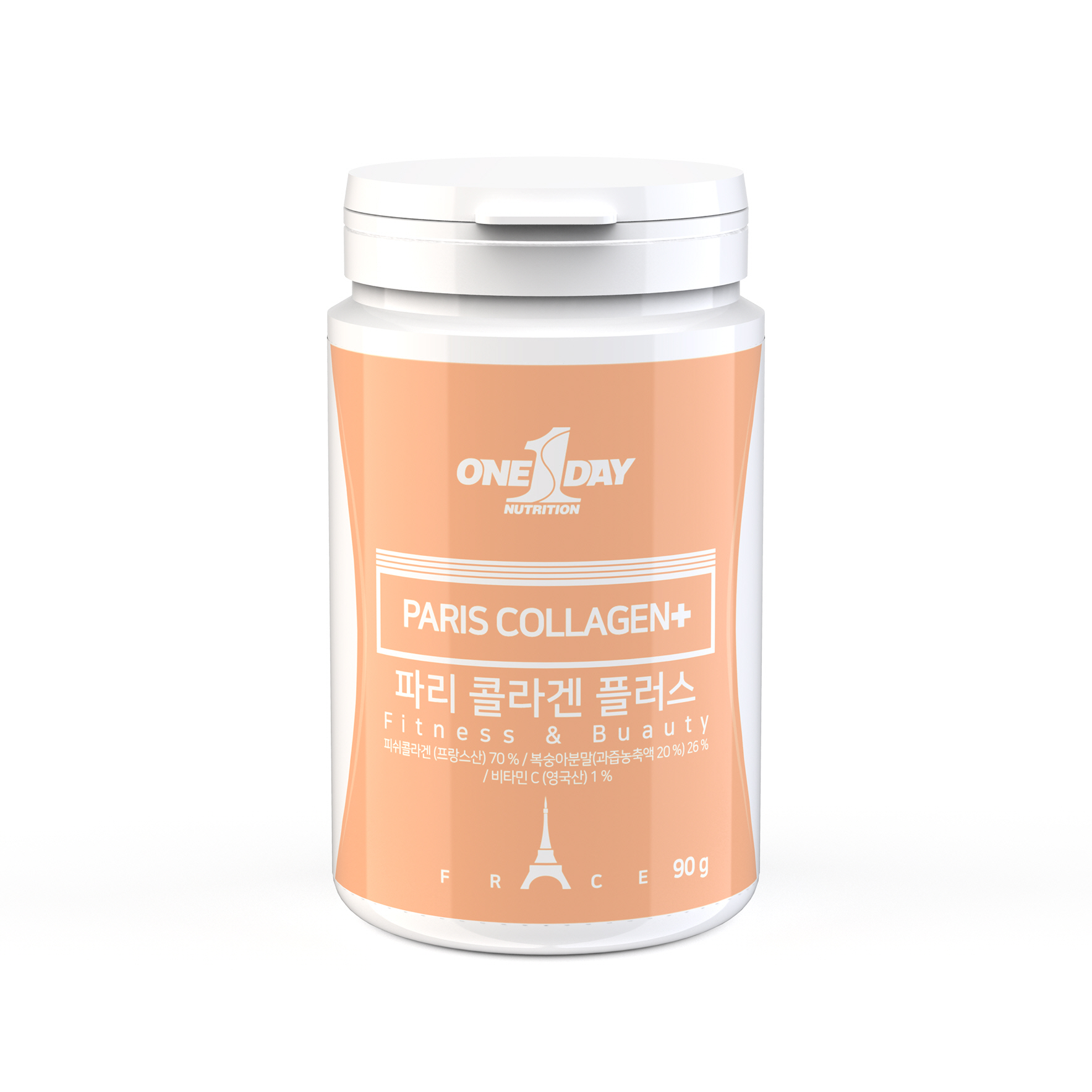 프랑스 파리 <b>콜라겐</b> <b>저분자 피쉬</b>(어류) 펩타이드 파우더 <b>분말</b> 가루 <b>90g</b>