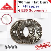 [정품] Mahlkonig 말코닉 그라인더날,E80 SUPREME 80mm플랫+플래퍼