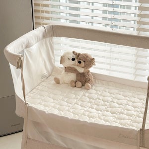 헬로미니미 아기침대패드 신생아 침대패드 리안드림콧 모달 곰누빔