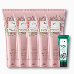 [플루] 핑크플로럴 바디스크럽 200g 5개 세트