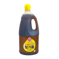 오뚜기 오쉐프 옛날 참기름 1.8L 고소한 진한 대용량 업소용 식당용 가정용 식자재용