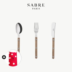 사브르 비스트로 커트러리 패턴 샤이니 디저트 선물세트 [도착보장]