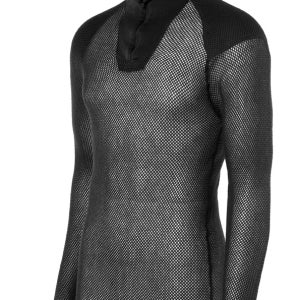 브린제 울써모 공용 집폴로 인레이 베이스레이어 상의 Unisex Wool Thermo Zip Polo Base Layer with Inlay