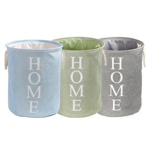 대용량 린넨 이동식 빨래 바구니 손잡이 오픈형 세탁 수납 통 함 다용도 세탁바구니