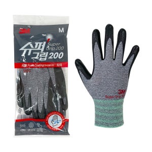 3M 슈퍼그립 200 스마트폰 터치 작업장갑 안전장갑 코팅장갑