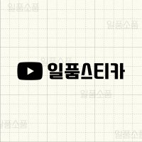 무광 YouTube 유튜브 로고 데칼 자동차 캠핑 스티커