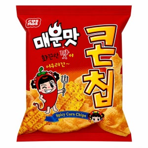 코스모스 매운맛 콘칩 34gX30개(한박스) 매운콘칩