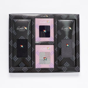 AP1031S4 아놀드파마 남녀 커플 양말 4족 선물 세트