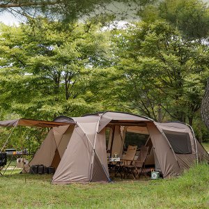 [코베아] 네스트W 브라운 (KECO9TO-02) 쉘터 거실형 캠핑 텐트