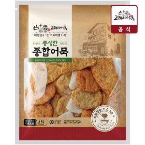 고래사 밀가루 없는 풍성한 종합 어묵 1200g 1.2kg, 1개