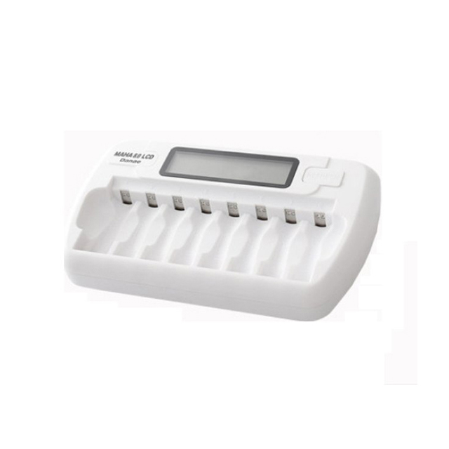 마하 8.0 LCD 급속충전기 AAA/AA 8알 동시충전