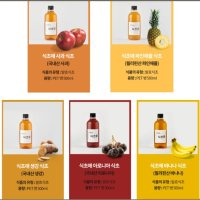 천연발효식초 감식초 비니거 파인애플식초 독소배출 생강 사과 바나나 아로니아 500ml