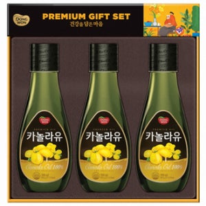 동원참치 선물세트 동원F&B 카놀라유 4호 설선물세트 쇼핑백포함