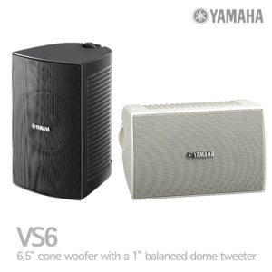 [정품]야마하VS6 / YAMAHA VS-6 스피커(1개당)학교 강의실 카페 회의실 음악감상실 공연 실내.외벽부설치가능/ 6인치 콘우퍼, SR스피커 생활방수스피커 전천후스피커