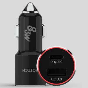 앨빈제트 83W PPS USB PD 타입 아이패드 노트북 듀얼 초고속 차량용 충전기 시거잭