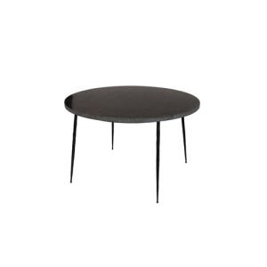 몬트리얼 블랙마블 디자인 테이블 4인용 원형 거실 라운드 테이블