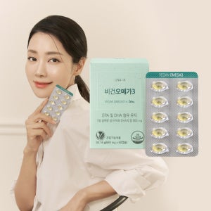 [UNA:N] 유나엔 비건오메가3 초임계 알티지 오메가3 임산부 선물 60캡슐, 1개