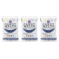 윌튼 캔디 멜츠 340g 3팩 로얄 블루 바닐라 Wilton Candy Melts Flavored 12 Oz, Royal Blue, Vanilla