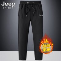 JEEP 방한 양모 바지 남성 겨울 바지