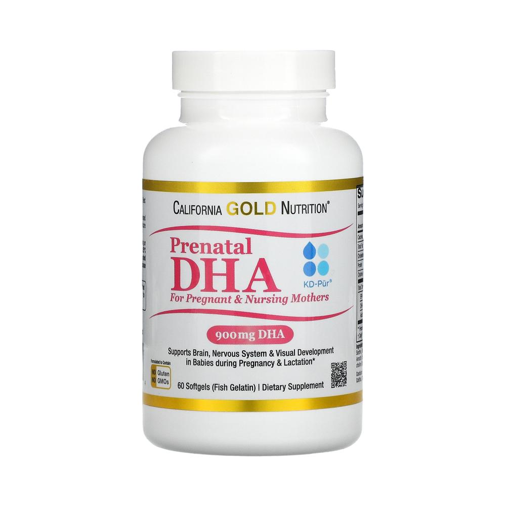 캘리포니아 골드 임산부 <b>프리네이탈 DHA 450mg</b> 소프트젤 60정