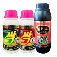 모두싹 500g 프리미엄 골드 엠비씨 600ml 칼슘제 세트 고추 진딧물 탄저병 칼마