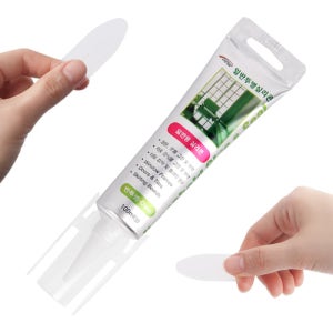 투명 실리콘 욕실용 헤라 캡 투명실리콘 마감용 튜브 접착제 다목적 보수용 방수 가정용