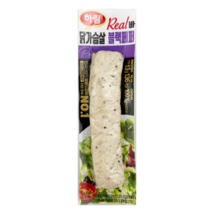 하림 닭가슴살 리얼바 블랙페퍼 70g Real바