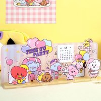 BT21 아크릴스탠드 캘린더 GROUP 파티 2022 방탄소년단 BTS 달력 탁상달력