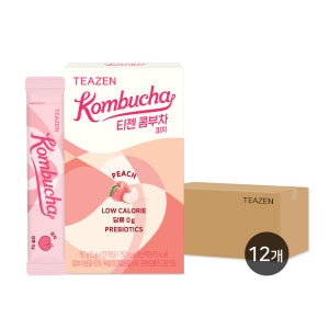 티젠 콤부차 피치 10스틱X12박스
