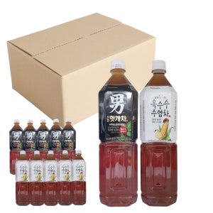 광동 힘찬하루 진한 헛개차 옥수수수염차 1.5L x 12개