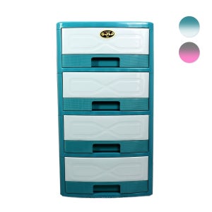 창신 4단 플라스틱 서랍장 수납장 옷장 학교 분리수거 정리