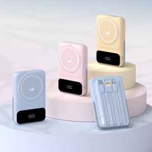 이어맥 팬톤 일체형 고속 무선 충전 맥세이프 보조배터리 10000mAh