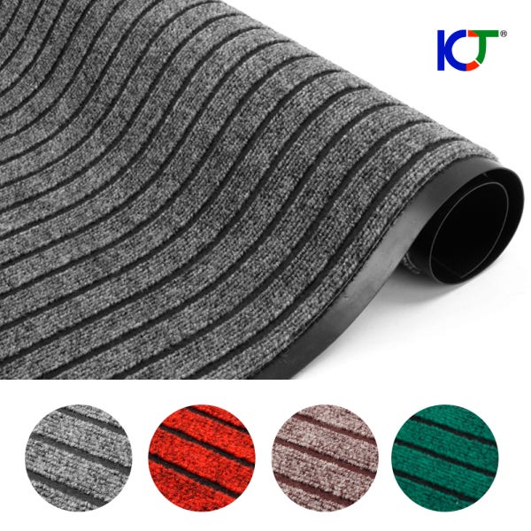 현관매트 카페트 업소용 발 바닥 대형 매트 발판 사무실 출입구 라인매트 90X60cm