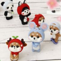 니들펠트 양모펠트키트 양모인형 공예 DIY 고양이 토끼