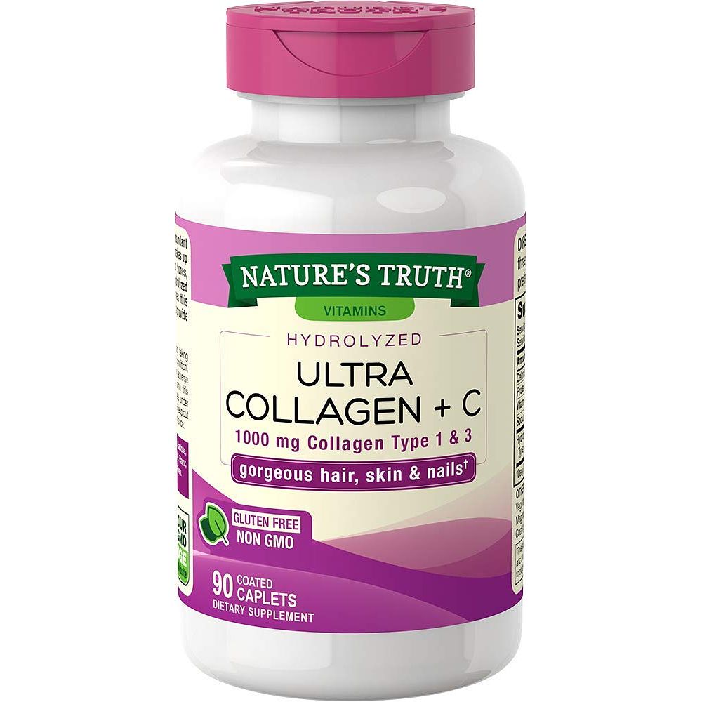 Natures Truth Collagen C 네이쳐스 <b>트루 콜라겐</b> 비타민 C 90 캡정