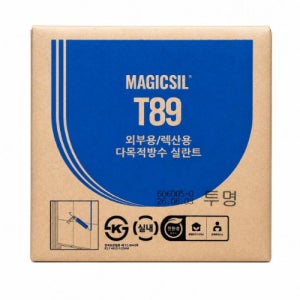 오성 매직씰 외부실리콘 투명 판넬용 창호 외부용 방수실리콘 누수 270ml 1박스 25개입