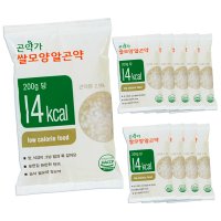 곤약쌀 곤약미 12kcal 200g x 10팩 쌀모양알곤약 곤약밥 칼로리낮은 식단관리