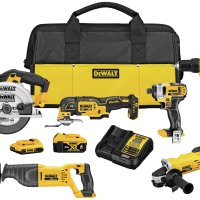 [DEWALT] 디월트 20V MAX 무선 드릴 콤보 키트, 6공구 DCK661D1M1