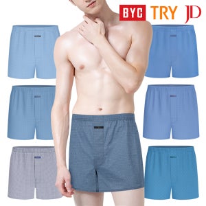 BYC 트라이 제임스딘 남성 순면 40수 60수 80수 트렁크 팬티 3매 빅사이즈