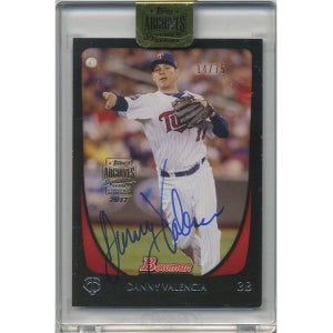 [Danny Valencia] 2017 Topps Archives BASEBALL All-Star Signature Edition Buybacks Auto 75장 한정