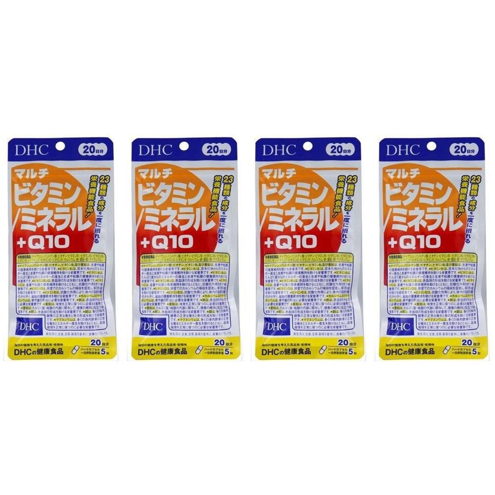 <b>디에이치씨</b> 멀티 비타민 <b>미네랄</b> 20일분 100캡슐 4팩