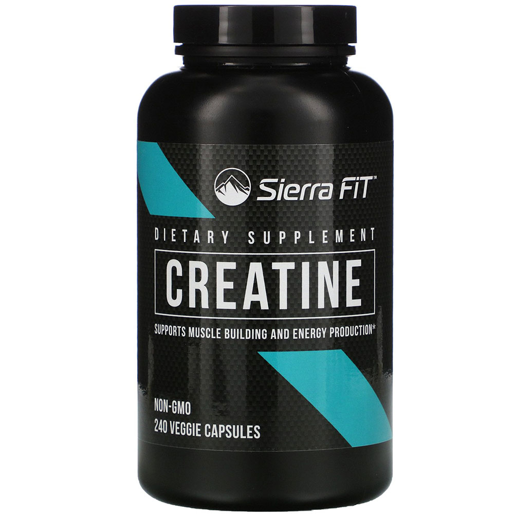 Sierra Fit <b>시에라핏 크레아틴</b> 750mg 240정 베지캡슐 셀룰로오스 스테아레이트 이산화규소 함유