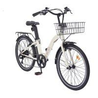 2022 24 팬텀 이콘 플러스 - 100% 완조립 클래식 디자인 여성용 바구니 전기자전거