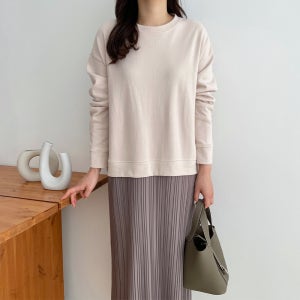 가을 원피스 플리츠 레이어드 롱 원피스 빅사이즈