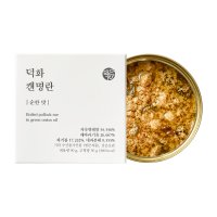 덕화명란 색소 아질산나트륨 없는 상온보관 캔 명란젓갈 통조림 순한 파기름맛 1캔 90g